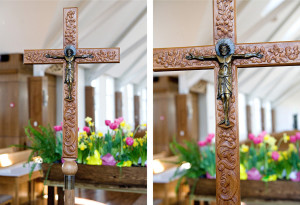 Community-of-Jesus-woodworking-processional-crucifix